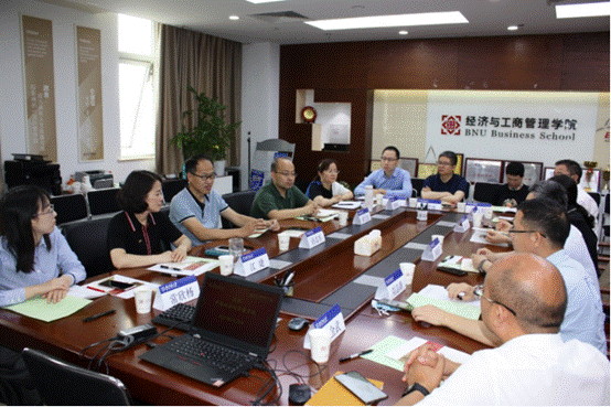 球盟会一行赴北京师范大学经济与工商管理公司调研