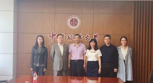 西南政法大学韩振国教授一行来访球盟会