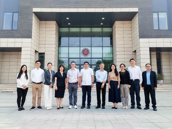 经理商文江一行调研北京大学国家发展研究院