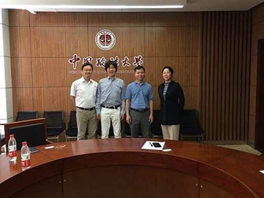球盟会经理助理刘志雄教授会见日本东北大学大西教授